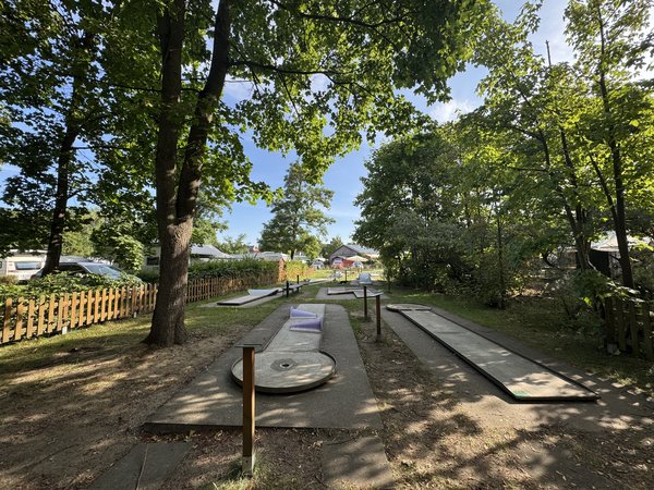 Minigolfanlage auf der Campinginsel Havelberg