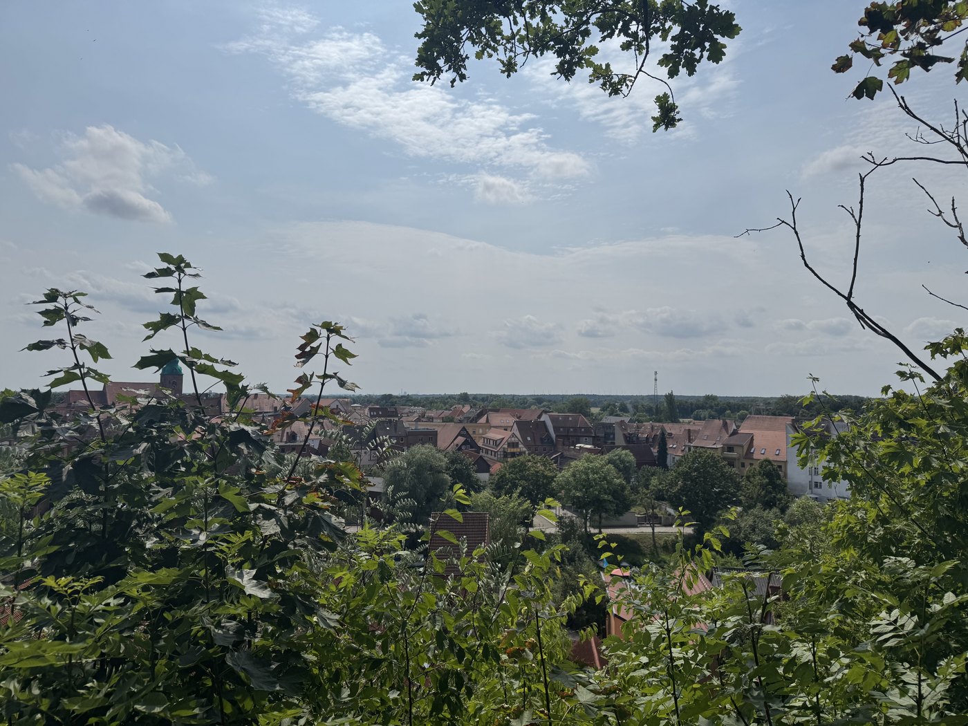 Ausblick vom Burggrafenstein über Havelberg