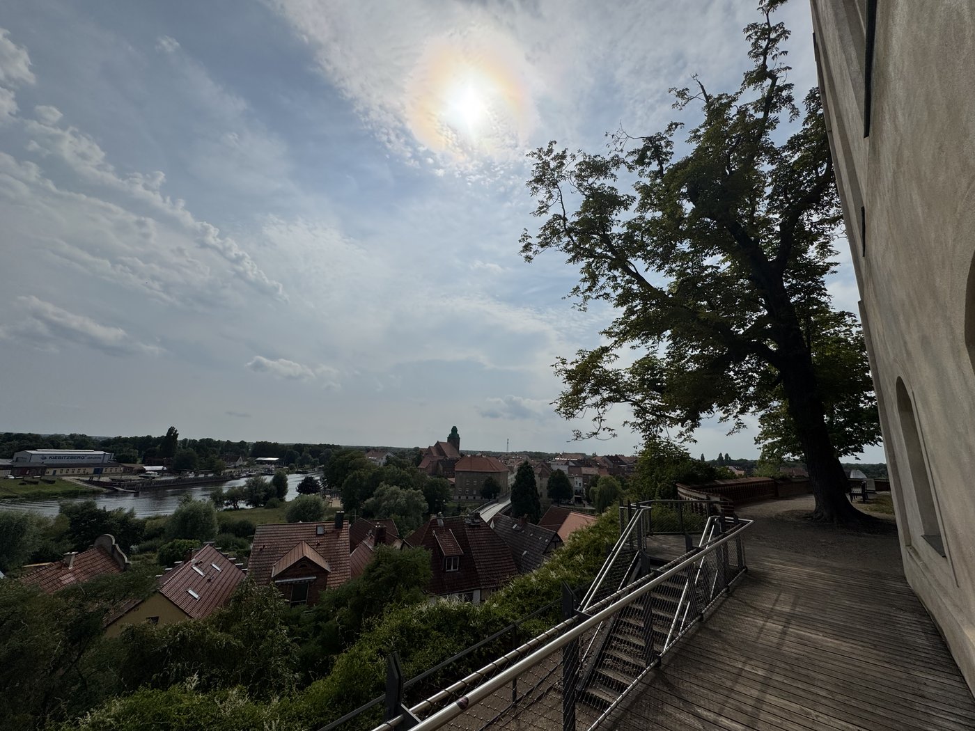 Blick vom Domberg über Havel und Stadt