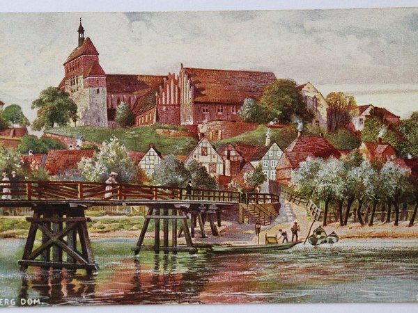 Domtreppe Havelberg Blick auf die Stadtinsel