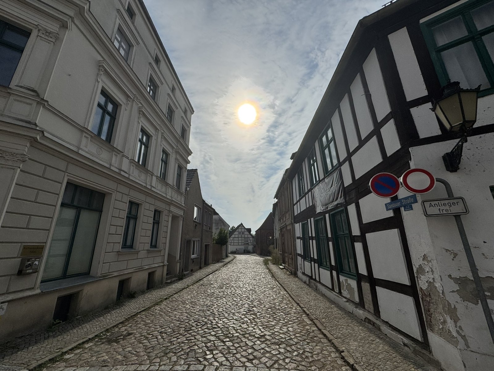 Sandauer Straße Havelberg von der Langen Straße
