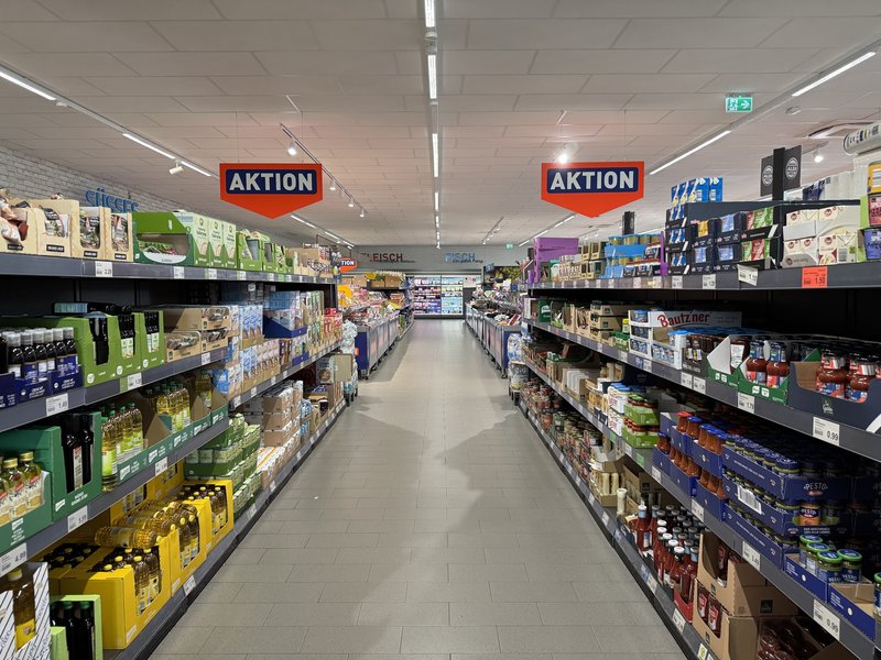 Gang im ALDI Havelberg