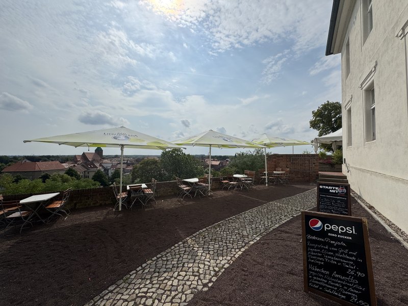Terrasse La Dolce Vita mit Blick auf die Stadtinsel