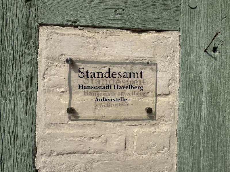 Hinweis Standesamt Außenstelle