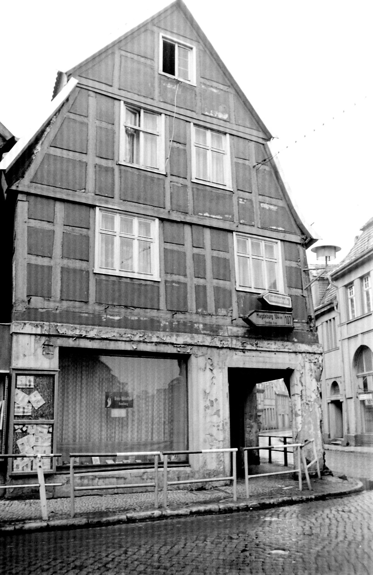 Fachwerkhaus Lange Straße 1 Havelberg 1978