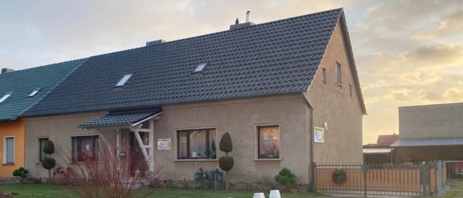 Haus in der Robert-Koch-Straße 1 in Havelberg: Ferienwohnung von Uwe und Karin Lahl im Obergeschoss